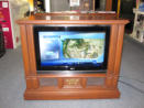 HDTV Display In Older Style TV Cabinet