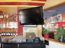 Restaurant With HDTV TV Mounted