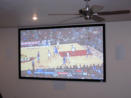 High Def Projection TV Screen Installation Fayetteville AR