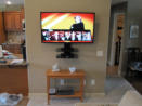 Bentonville Wall Mount TV Installation w/ DVD Player
